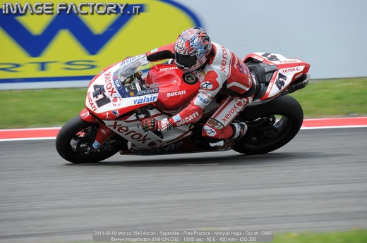 2010-05-08 Monza 2542 Ascari - Superbike - Free Practice - Noriyuki Haga - Ducati 1098R